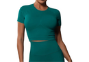 Seamless Cropped Sports Shirt