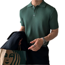 Men's Clothing Knit Polo Shirt