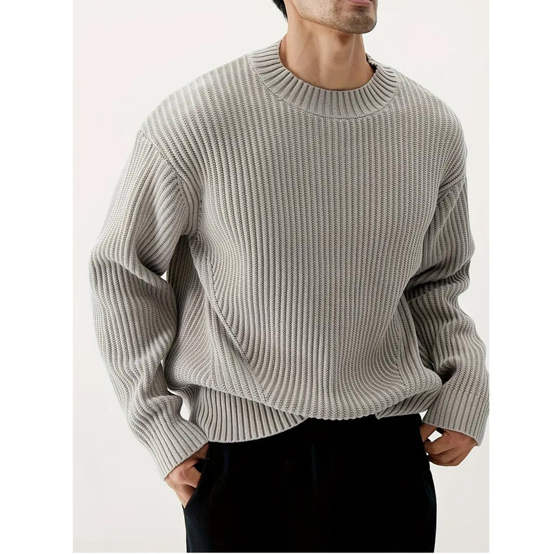 Men's Ins Round Neck Jumper