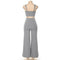 Women Causal Crop Top and Wide-leg Pants Sportswear