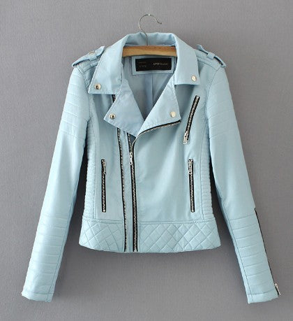 Women's Soft Faux Leather Jackets