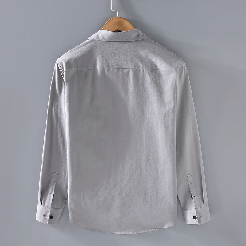 Men's Pure Cotton Long Sleeve Shirt