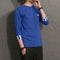 Quarter Sleeve Men's Loose T-Shirt Top