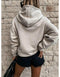 Women Solid Color Hoodie