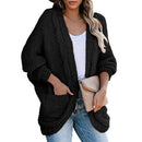 Batwing Sleeve Knitted Sweater Cardigan Coat