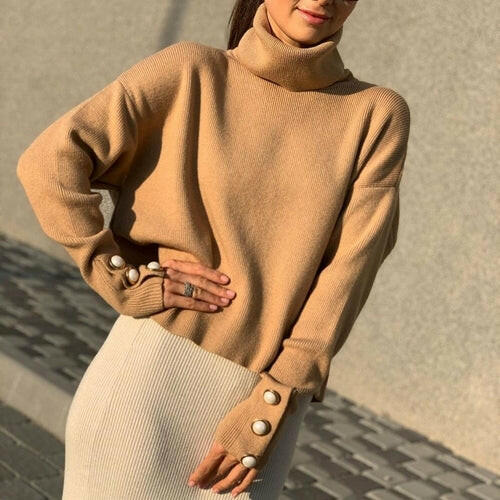 Knitted Casual Pullover Sweater
