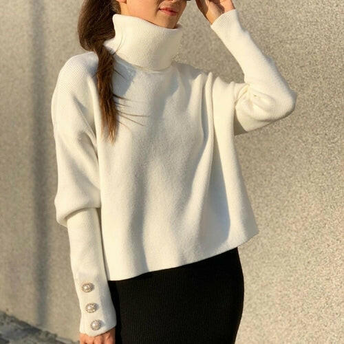 Knitted Casual Pullover Sweater