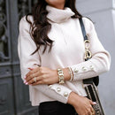 Knitted Casual Pullover Sweater