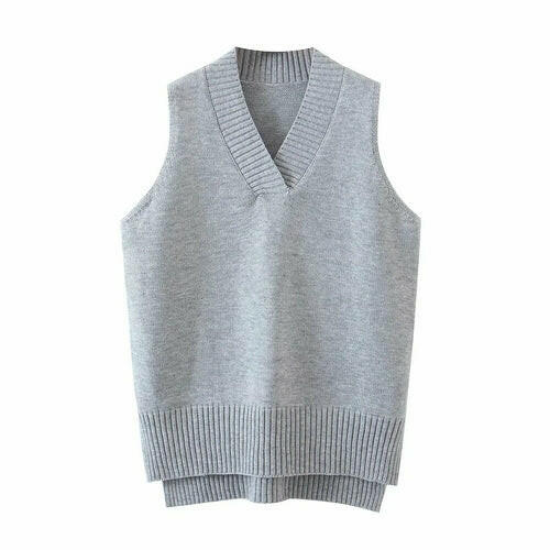 Long Front Short Back Knotted Vest Top