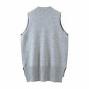 Long Front Short Back Knotted Vest Top