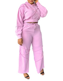 Women Two Piece Hoodie and Trackpant Set