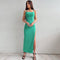 Women's Strap Backless Tight Maxi Dress