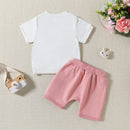 Girls Mama Mini T-Shirt And Short Sets