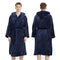 Men's Navy Flannel Nightgown