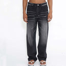 Men's Straight Loose Personality Jeans