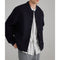 Men's Wool Color Contrast Patchwork Rib Jacket