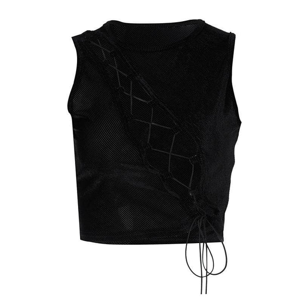 Women's Chest Cutout Strap Top