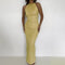 Women's Knitted Sleeveless Slit Long Dress