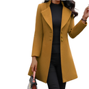 Women's Cross Woolen Coat