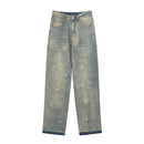 Men's Yellow Mud Dyed Denim Pants