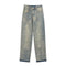 Men's Yellow Mud Dyed Denim Pants