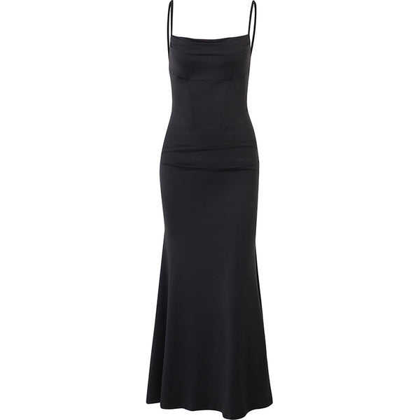 Women's Elegant Sling Maxi Dress