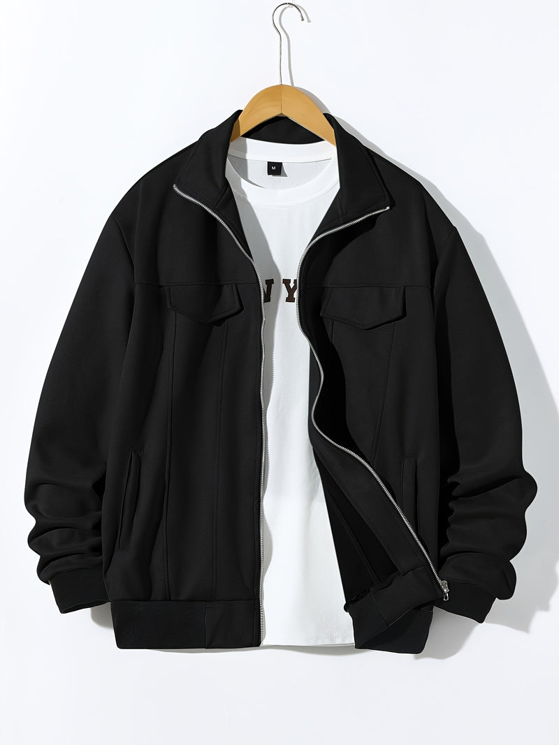 Men's Polo Collar Jacket