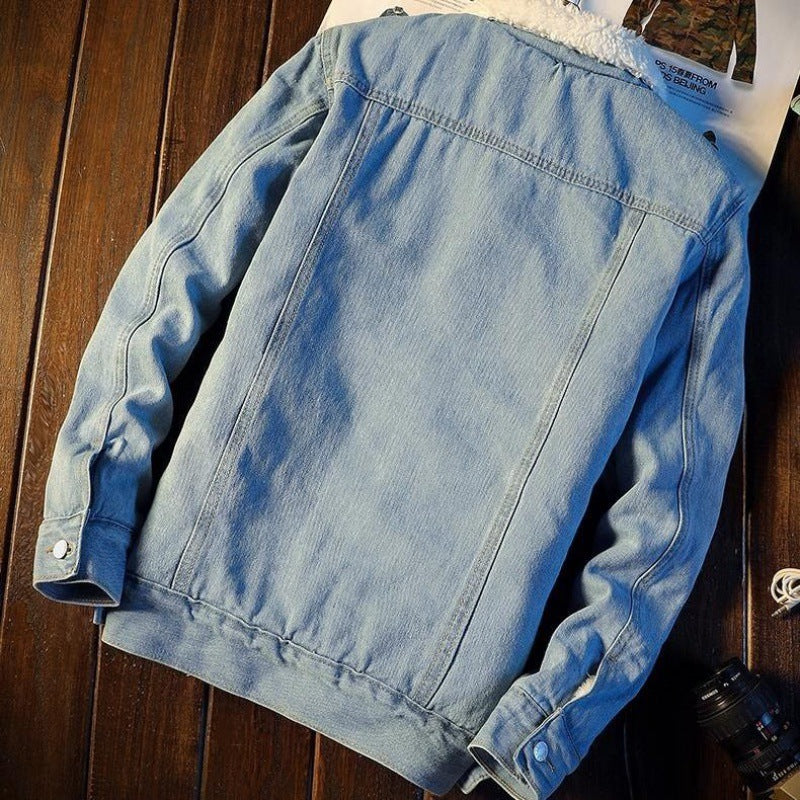 Men's Fleece-lined Denim Jacket