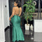 Women's Halterneck Strapless Backless Maxi Dress