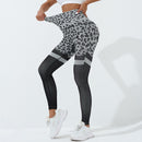 Women's Leopard Print High Waist Butt Lifting Seamless Yoga Pants