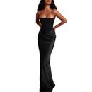 Women’s Strapless Velvet Dress