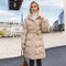 Women's Mid-length Winter Down Cotton Coat