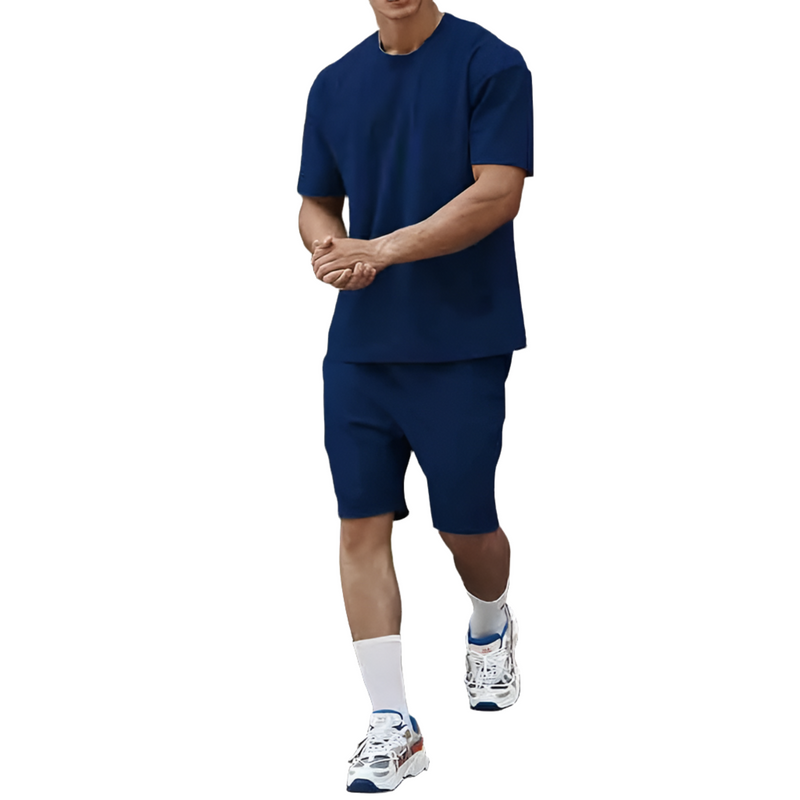 Men’s O-neck T-Shirt And Short Co-Ord