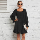 Women's Long Sleeve Mini Dress