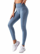 Leopard Print Yoga Pants Women Sexy High Waist Seamless Fitness