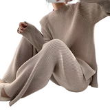 Women long sleeve Sweater + Pant Set