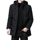 Casual Hooded Long Coats For Men