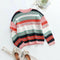 Striped Knitted Vinatge Loose Sweater Jumper