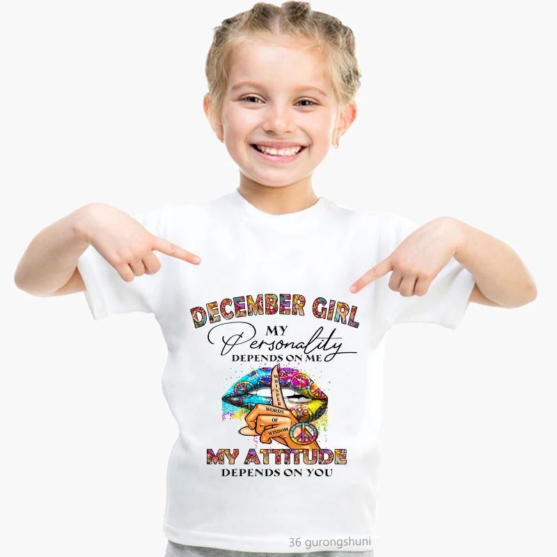 Kids Streetwear Print T-Shirt