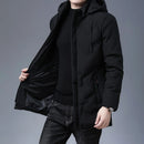 Casual Hooded Long Coats For Men