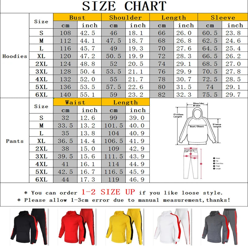 Men's Luxury Warm Tracksuits