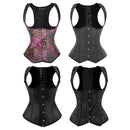 Steel Boned Corset with Shoulder Straps