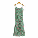 Women’s Strappy Floral Print Maxi Dress