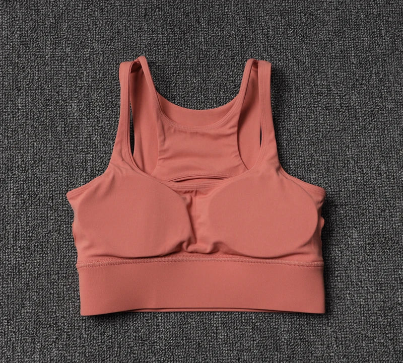 Women's Elastic Gym Sports Bra