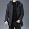 Casual Hooded Long Coats For Men