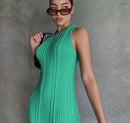 Women’s Sleeveless Maxi Knit Dress