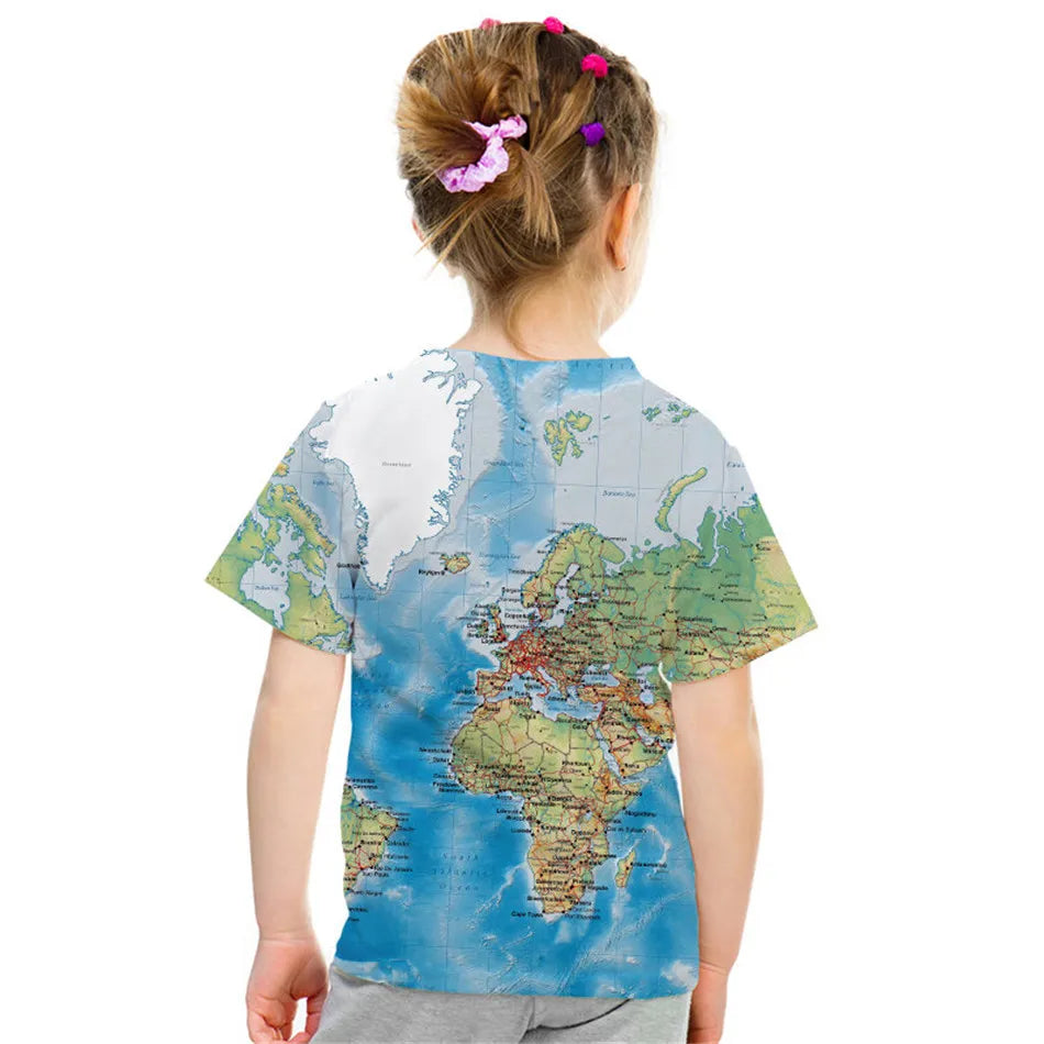 Kids Fashion 3D T-Shirt