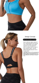 Front Zip Women's Sports Bra