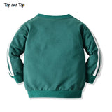 kids Unisex Pullover Sweatshirt Jacket+Trousers Two Piece