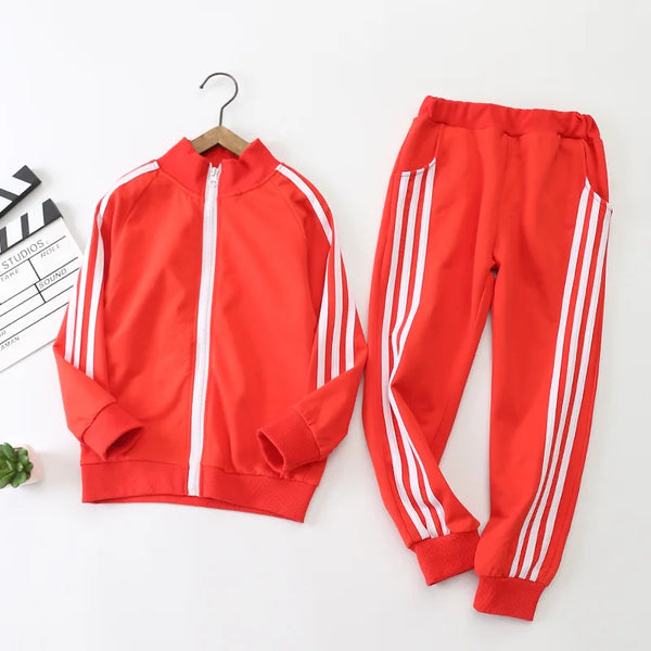 Kids Casual Zipper jumper+ Pant Tracksuit